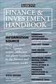 Finance and Investment Handbook, John Downes, Jordan Elliot Goodman 
