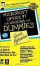 Microsoft Office 97 for Windows for Dummies Quick Reference, Doug Lowe 