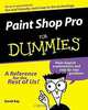 Paint Shop Pro 7 for Dummies, David C. Kay 