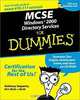 MCSE WIndows 2000 Directory Services for Dummies (With CD-ROM), Anthony Sequeira 