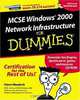 MCSE Windows 2000 Network Infrastructure for Dummies (with CD-ROM, covers, Glenn Weadock MCSE 