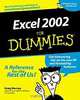 Excel 2002 for Dummies, Greg Harvey 