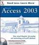 Access 2003 : Your visual blueprint for creating and maintaining real-world databases, F. Scott Barker 
