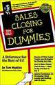 Sales Closing for Dummies, Tom Hopkins 