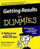 Getting Results for Dummies, Mark H. McCormack 