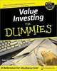 Value Investing for Dummies, Peter J. Sander, Janet Haley, Janet Haley 