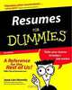Resumes for Dummies, Fourth Edition, Joyce Lain Kennedy, Joyce Lain Kennedy 