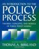 An Introduction To The Policy Process: Theories, Concepts, And Models Of Public Policy Making, Thomas A. Birkland 