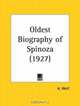 Oldest Biography of Spinoza, 