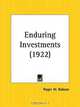 Enduring Investments, Roger W. Babson 