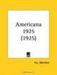 Americana 1925, 