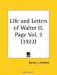 Life and Letters of Walter H. Page, Part 2, Burton J. Hendrick 