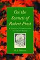 On the Sonnets of Robert Frost: A Critical Examination of the 37 Poems, H. A. Maxson 