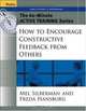 The 60-Minute Active Training Series: How to Encourage Constructive Feedback from Others, Participant