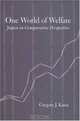 One World of Welfare: Japan in Comparative Perspective (Cornell Studies in Political Economy), Gregory James Kasza 