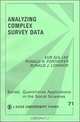 Analyzing Complex Survey Data (Quantitative Applications in the Social Sciences), Eun Sul Lee, Ronald N. Forthofer, Ronald J. Lorimor 