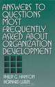 Answers to the Most Frequently Asked Questions About Organizational Development, Philip G., Ph.D. Hanson, Bernard Lubin 