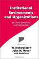 Institutional Environments and Organizations: Structural Complexity and Individualism, Richard W. Scott, John W. Meyer 