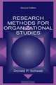 Research Methods for Organizational Studies, Donald P. Schwab 