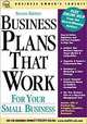 Business Plans That Work for Your Small Business (CCH Business Owner