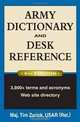 Army Dictionary and Desk Reference (Army Dictionary & Desk Reference), Tim Zurick 