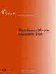 Microfinance Poverty Assessment Tool (Technical Tool Series, No. 5.), Carla Henry, Cecile Lapenu, Manfred Zeller, Consultative Group to Assist the Poorest 