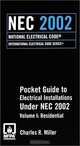 2002 NEC Residential Pocket Guide, Charles R. Miller, National Fire Protection Association 