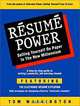 Resume Power: Selling Yourself on Paper in the New Millennium, Tom Washington 