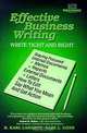 Effective Business Writing: Write Tight and Right, R. Karl Largent, Earl L. Conn 