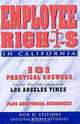 Employee Rights in California, Don D. Sessions, Dou D. Sessions 