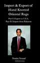 Import & Export of Hand Knotted Oriental Rugs Part I: Export to U.S.A. Part II: Import from Pakistan, Nasim Yousaf 
