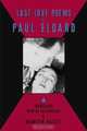 Last Love Poems of Paul Eluard, Paul Eluard 