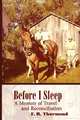 Before I Sleep: A Memoir of Travel and Reconciliation, Frank H. Thurmond 