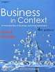 Business in Context: An Introduction to Business and its Environment, David Needle 