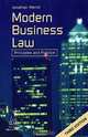 Modern Business Law: Principles and Practice, Jonathan Merritt 