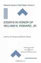Essays in Honor of William N. Kinnard, Jr. (Research Issues in Real Estate), 