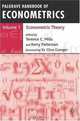 Palgrave Handbook of Econometrics: Volume 1; Econometric Theory, 
