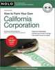 How to Form Your Own California Corporation (Book with CD), Anthony Mancuso Attorney 
