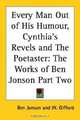 Every Man Out of His Humour, Cynthia