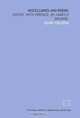 Miscellanies and poems.: Edited, with preface, by James P. Browne., Henry Fielding 