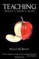 Teaching: What I don