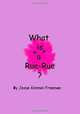 What is a Rue-Rue?, Jesse Kimmel-Freeman 