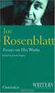 Joe Rosenblatt: Essays on His Works (Writers series), 
