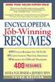Encyclopedia of Job-winning Resumes, Myra Fournier, Jeffrey Spin 