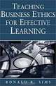 Teaching Business Ethics for Effective Learning, Ronald R. Sims 