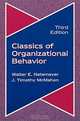 Classics of Organizational Behavior, Walter E. Natemeyer, J. Timothy McMahon 