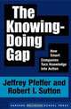 The Knowing-Doing Gap: How Smart Companies Turn Knowledge into Action, Jeffrey Pfeffer, Robert I. Sutton 