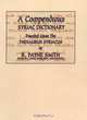 A Compendious Syriac Dictionary, R. Payne Smith 