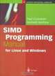 SIMD Programming Manual for Linux and Windows, Paul Cockshott, Kenneth Renfrew 