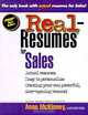 Real-Resumes for Sales, Anne McKinney 